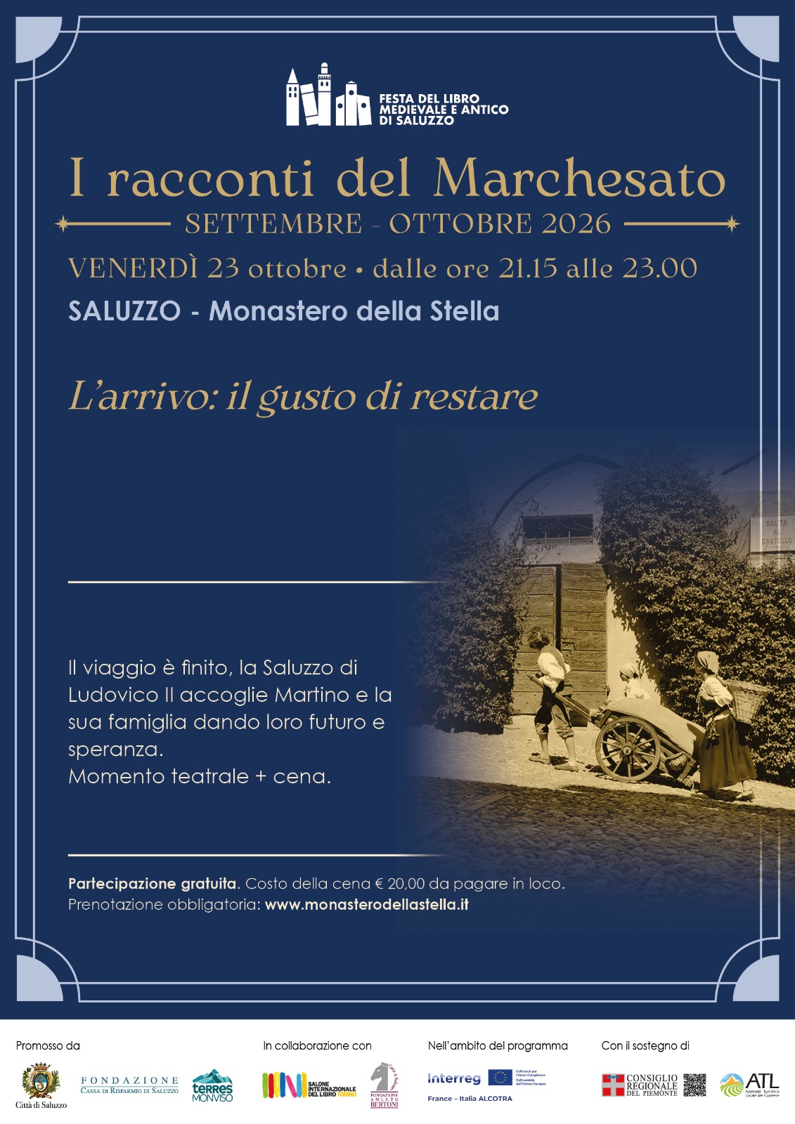 L'arrivo: il gusto di restare