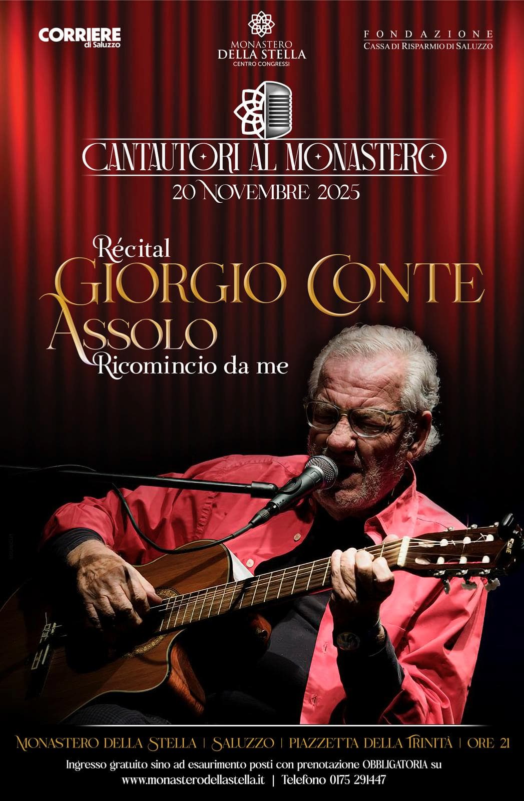 Image Giorgio Conte Assolo, Ricomincio da Me