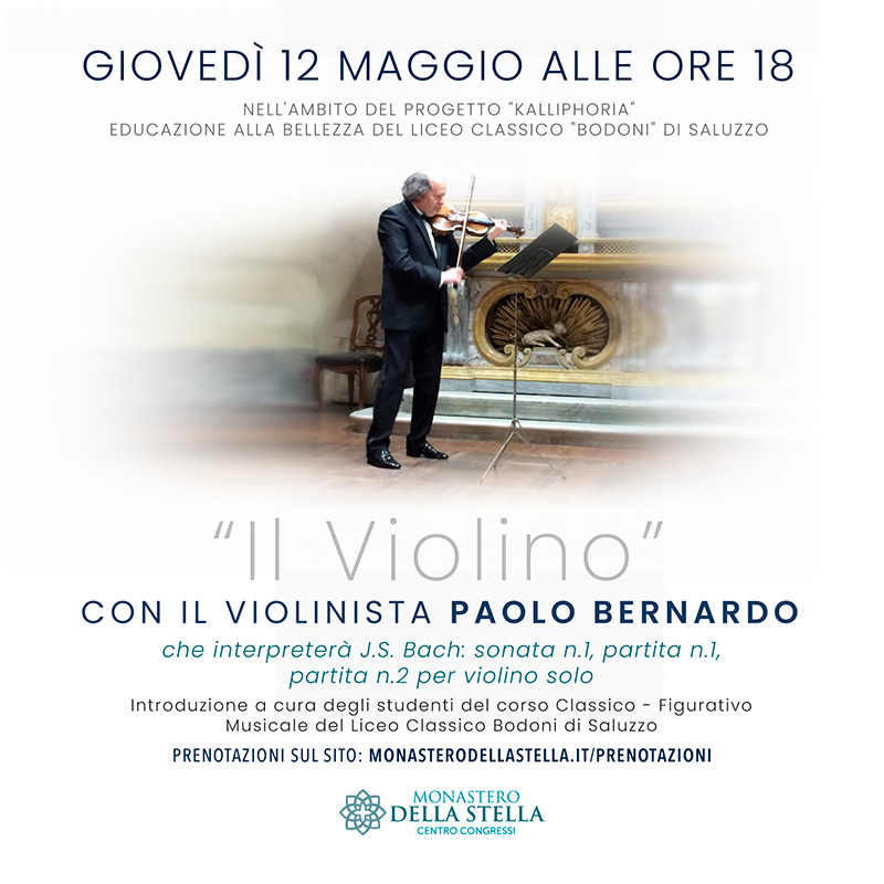 Immagine evento Il Violino, con Paolo Bernardo