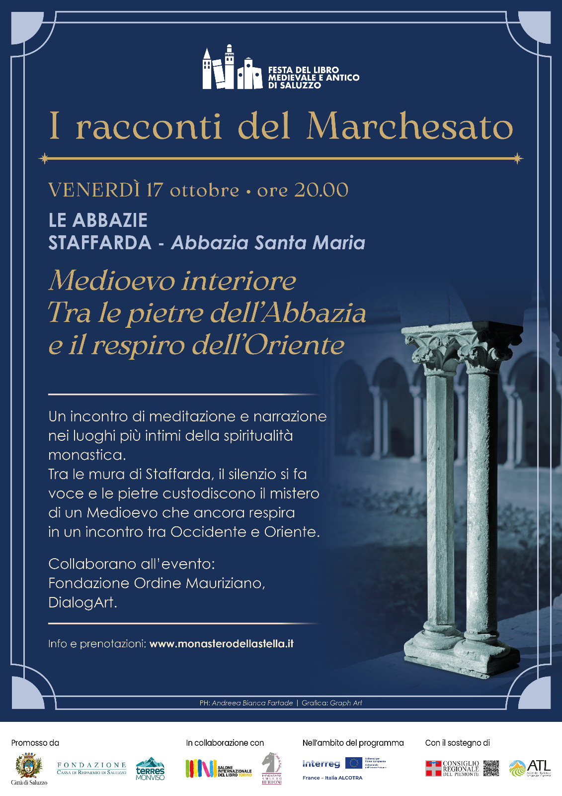 Immagine evento Medioevo interiore – Tra le pietre dell’Abbazia e il respiro dell’Oriente