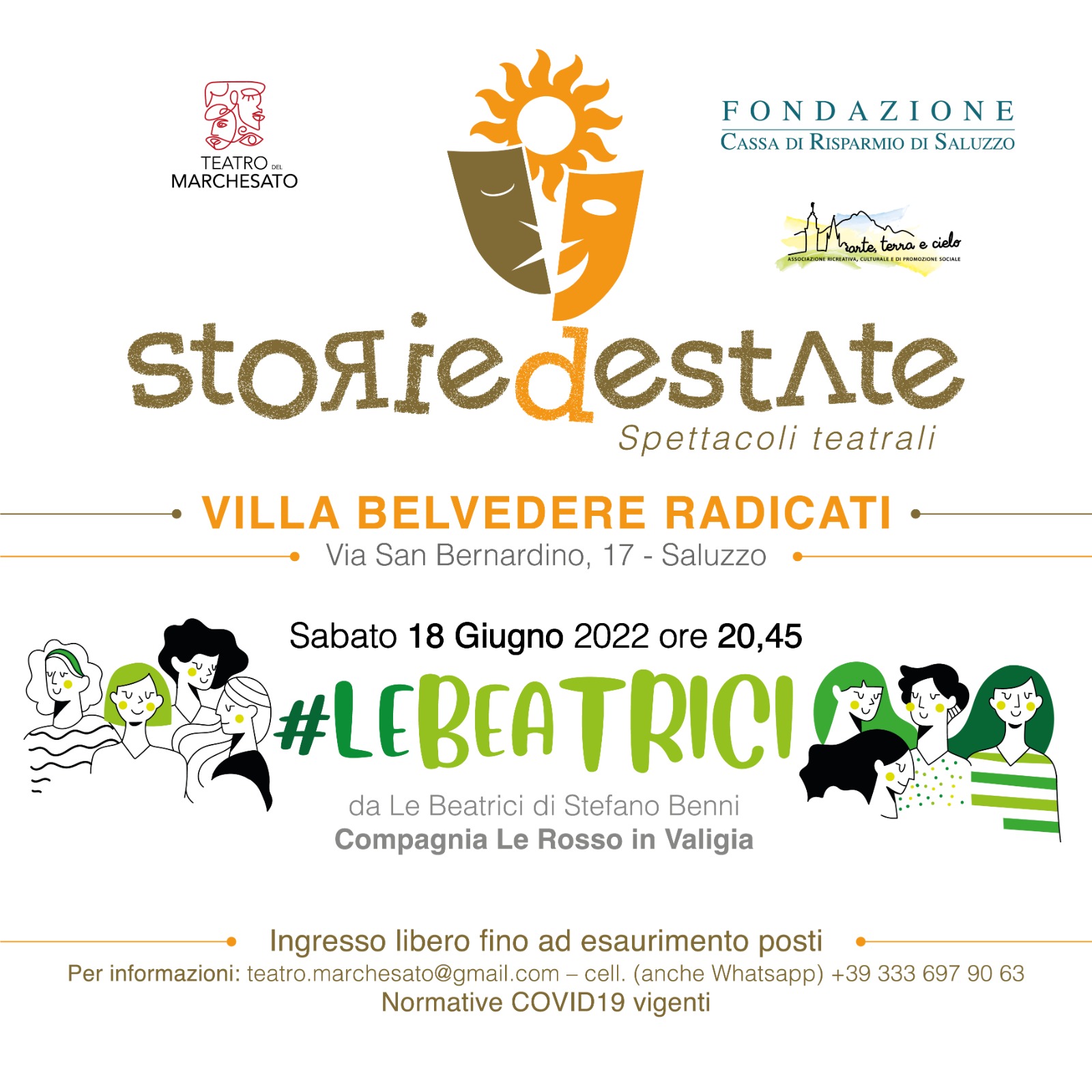 Immagine evento Le Beatrici - Storie d'Estate